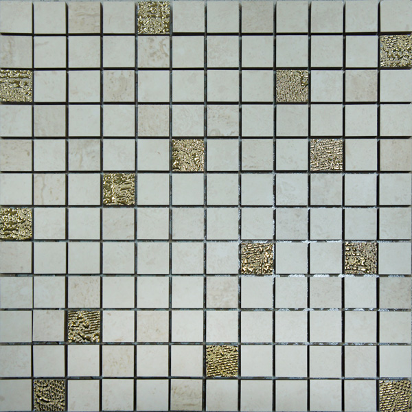 Mosaico Nerea Crema-Beige Gold